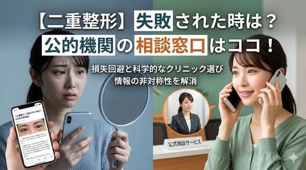 【二重整形】失敗された時は？公的機関の相談窓口はココ！