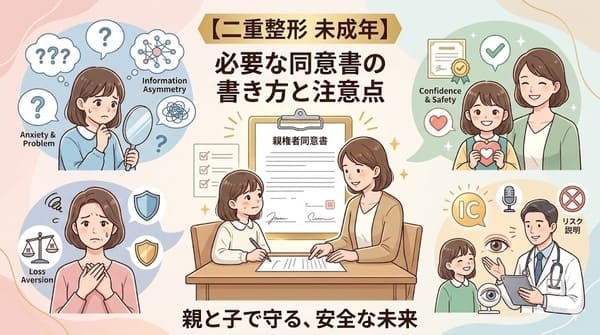 【二重整形 未成年】必要な同意書の書き方と注意点