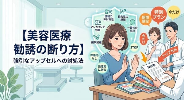 【美容医療 勧誘の断り方】強引なアップセルへの対処法