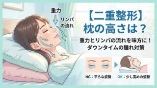 028 double eyelid pillow height